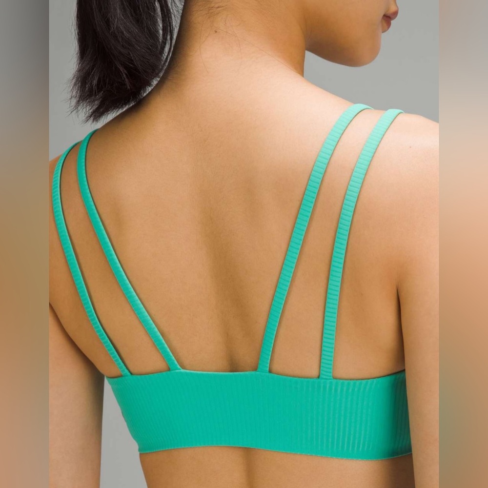 lululemon Like a Cloud Ribbed Bra *Light Support,B/C Cup, Size 8, Paradise Green